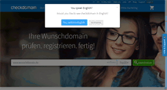 Desktop Screenshot of checkdomain.de