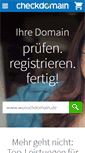 Mobile Screenshot of checkdomain.de