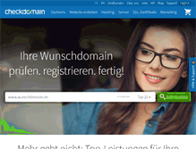 Tablet Screenshot of checkdomain.de